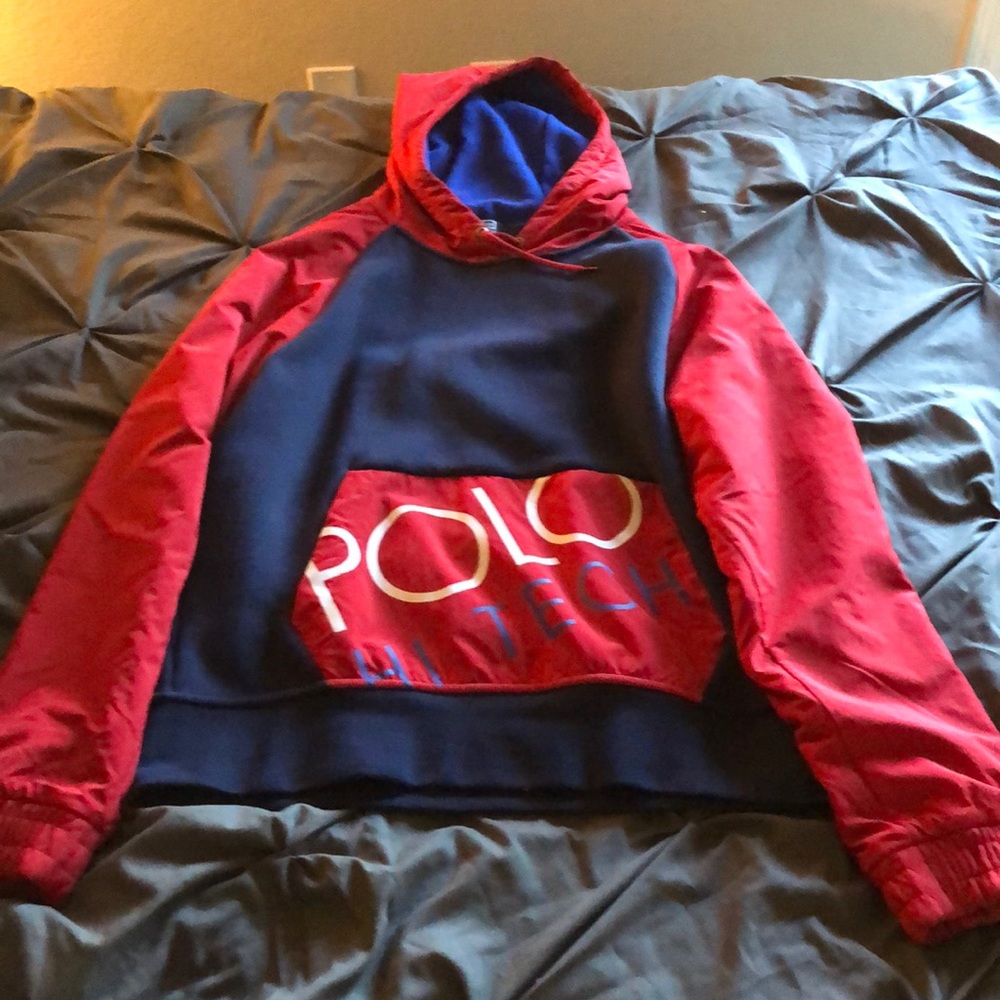 Polo Ralph Lauren Hi Tech hybrid Color Blocked Hoodie. Size medium. Worn twice.